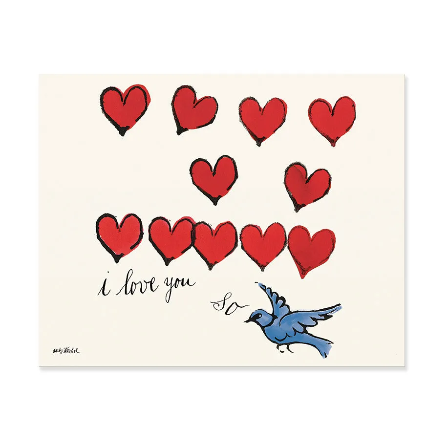 Andy Warhol: I Love You So Print