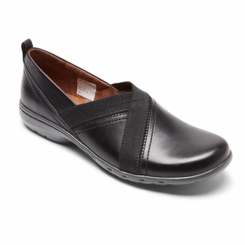 Cobb Hill Women's Penfield Envelope Ballet Flats- Black