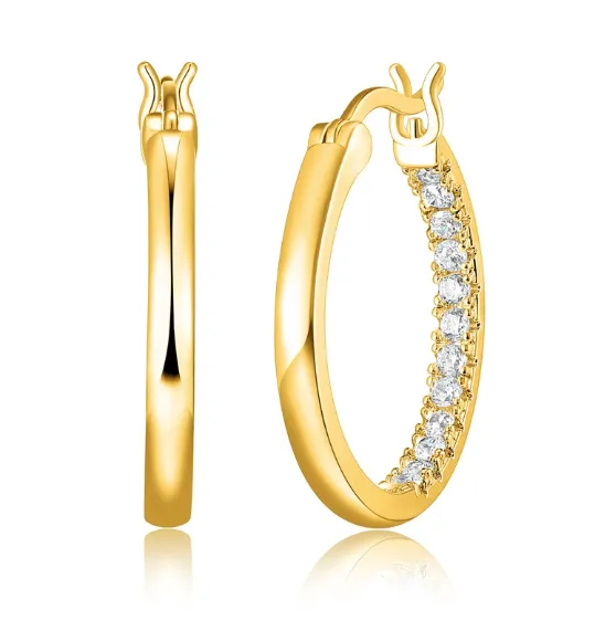CZ Hoop Earrings