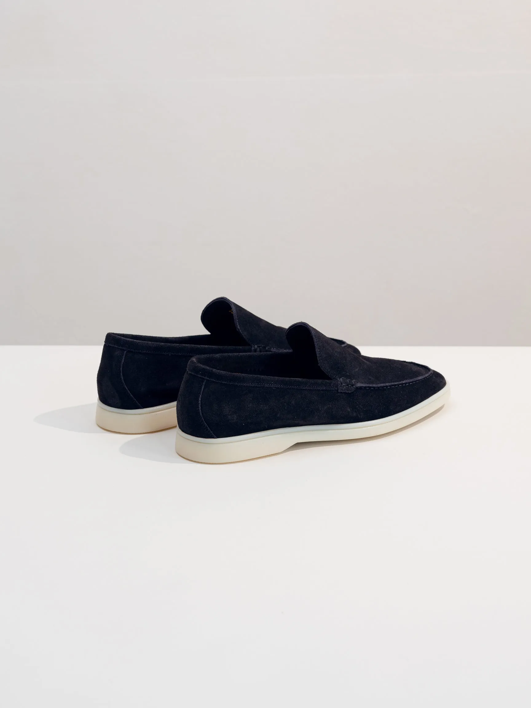 Navy Blue Finest Suede Marina Loafers
