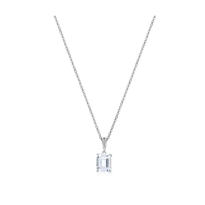 Radiant Solitaire Necklace