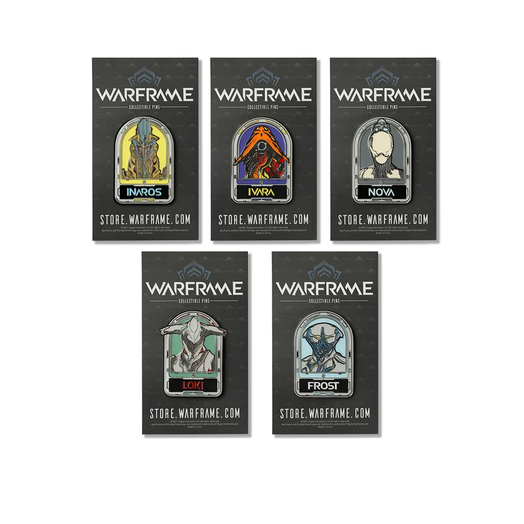 Warframe Portrait Pin Collection 2