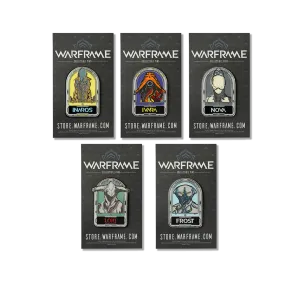 Warframe Portrait Pin Collection 2
