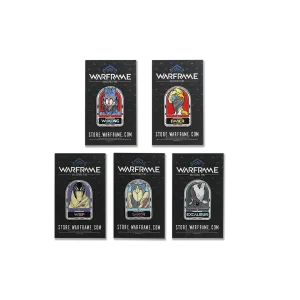 Warframe Portrait Pin Collection